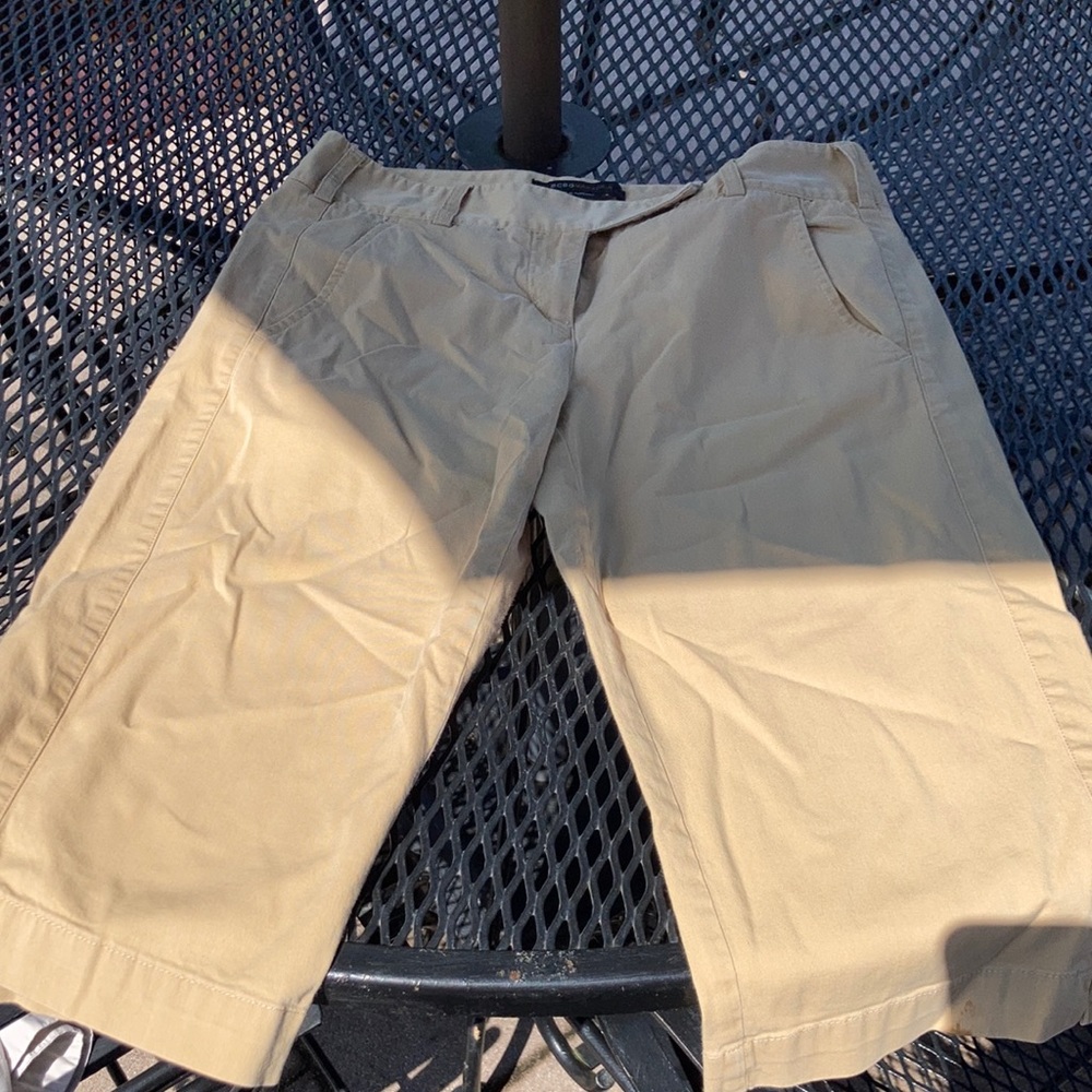 Tan BCBG Maxazria knee length shorts